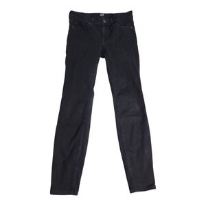 Gap Legging Skimmer Jeans Women 26 Regular Black Skinny Minimalist Staple daily